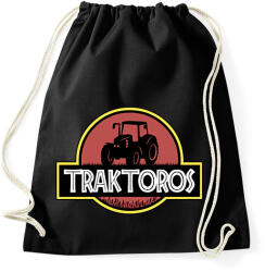 printfashion Traktoros - Sportzsák, Tornazsák - Fekete (17515641)
