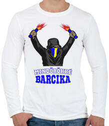 printfashion Egyedi szurkolói minta #11 - Férfi hosszú ujjú póló - Fehér (17490888)