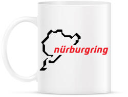 printfashion Nürburgring fekete - Bögre - Fehér (17496671)