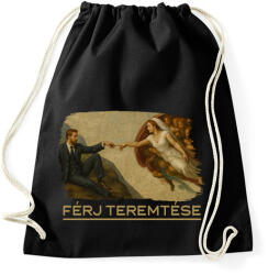 printfashion Férj teremtése - Sportzsák, Tornazsák - Fekete (17472989)