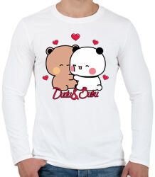 printfashion dudu&bubu - Férfi hosszú ujjú póló - Fehér (17523540)