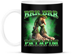 printfashion Brr brr patapim - Bögre - Fekete (17440310)