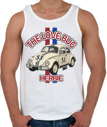 printfashion Herbie - Férfi atléta - Fehér (17498962)