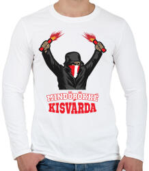 printfashion Egyedi szurkolói minta #12 - Férfi hosszú ujjú póló - Fehér (17491338)