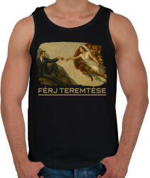 printfashion Férj teremtése - Férfi atléta - Fekete (17472865)