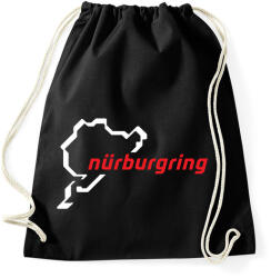 printfashion Nürburgring fehér - Sportzsák, Tornazsák - Fekete (17496837)