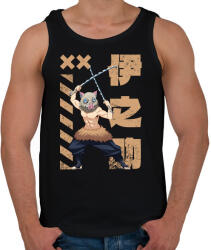 printfashion demon slayer Inosuke - Férfi atléta - Fekete (17406853)