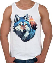 printfashion Farkas - Férfi atléta - Fehér (17529814)