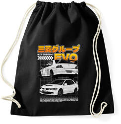 printfashion Mitsubishi evo - Sportzsák, Tornazsák - Fekete (17491887)