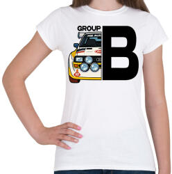 printfashion group b rally - Női póló - Fehér (17495869)