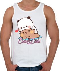 printfashion Dudu and Bubu - Férfi atléta - Fehér (17523064)