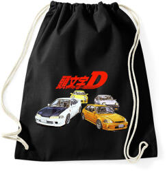 printfashion Initial D - Sportzsák, Tornazsák - Fekete (17410577)