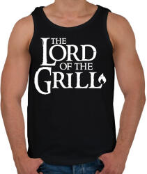printfashion Lord of the grill fehér - Férfi atléta - Fekete (17510669)