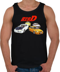 printfashion Initial D - Férfi atléta - Fekete (17410453)