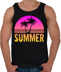 printfashion Nyári hangulat - Férfi atléta - Fekete (17516867)