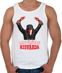 printfashion Egyedi szurkolói minta #12 - Férfi atléta - Fehér (17491312)