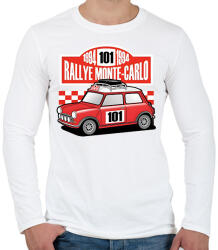 printfashion Rally - Férfi hosszú ujjú póló - Fehér (17519040)