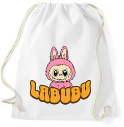 printfashion Labubu - Sportzsák, Tornazsák - Fehér (17510342)