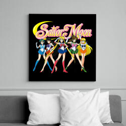 printfashion Sailor Moon - Vászonkép - Fekete (17405943)