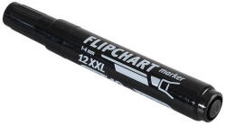 ICO Flipchart marker rostirón vizes vágott végű 1-4mm fekete ARTIP 12 XXL (9580081000)