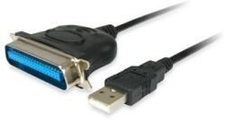 Equip 133383 párhuzamos kábel Fekete (EQ133383) (EQ133383)