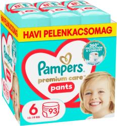 Pampers Premium Care Bugyipelenka - havi pelenkacsomag, Méret: 6, 93 d