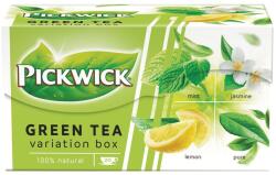 Pickwick Zöld tea 20 filter/doboz 37, 5 g Pickwick Zöld tea variációk borsmenta/jázmin/citrom/natúr (150339/420182)
