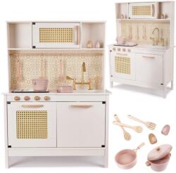 Ikonka Gyermek retro MDF fa konyha BOHO kiegészítőkkel
