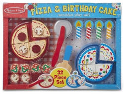 Melissa & Doug Sütés Főzés Pizza és Szülinapi Torta
