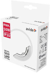 Avide Gu10 Keret Normál Forgatható Fehér (ABGU10F-NS-W)