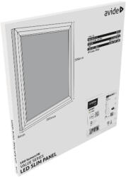 Avide Led Panel 600X600Mm 45W Cw 6400K 100Lm/W Value Range (ABSLP600-45W-CW-VAL)