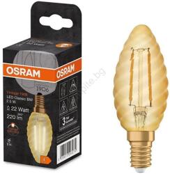 OSRAM LED Крушка VINTAGE E14/2, 5W/230V 2400K - Osram (P225655)