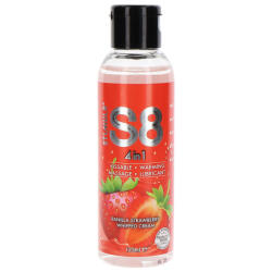 Stimul8 4in1 Dessert Kissable Warming Massage Lubricant Vanilla Strawberry Whipped Cream 125 ml