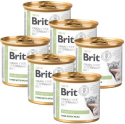 Brit Grain Free Veterinary Diet Diabetes lamb with peas 6x200 g