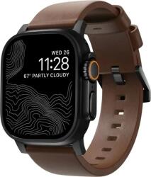 Nomad Goods Modern curea piele Apple Watch 46/49mm negru-maro (NM01197485)