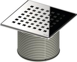 TECE Inaltator Cu Grila Otel Inox, 150 Mm, Grila De Design 'quadratum (3660008)