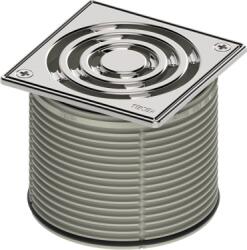 TECE Inaltator Cu Grila Otel Inox, 100 Mm, Grila De Design, Fixare Cu Suruburi (3660009)