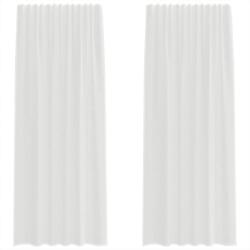 vidaXL 2 db fehér voile függönyök rúd zsebekkel 0.25 kg 4102243 4102243 (4102243)