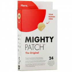 Hero Plasturi hidrocoloidali pentru acnee Mighty Patch Original, 24 bucati, Hero