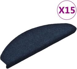 vidaXL 15 db tengerészkék tűlyukasztott öntapadó lépcsővédő 65x21x4 cm 322357 (322357)