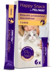 Happy Snack by FELIWAY - csirkés, krémes jutalomfalat macskáknak 6 db