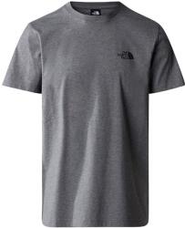 The North Face The North Face, Kerek nyakú pamuttartalmú póló, Melange szürke, M (NF0A87NGDYY1-M)