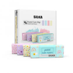 Silka Radír, cuki, pasztell, 20 db/display (SLK-ART. 1021)