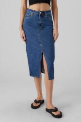 Vero Moda Vero Moda, Midi farmerszoknya, Kék, L (10295731-MEDIUM-BLUE-DENIM-L)