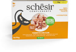 Schesir 24x70g Schesir Complements tonhal & aloe vera aszpikban nedves macskatáp