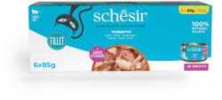 Schesir 6x85g Schesir Complete Nutrition Filet tonhal hallében nedves macskatáp