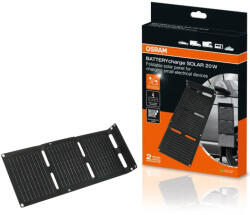 OSRAM BatteryCharge napelemes akkumulátor töltő 20W USB-A és USB-C töltés (OFSP20)