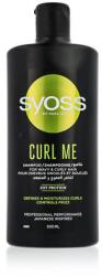 Syoss Curl Me Shampoo 500 ml sampon göndör haj hullámos haj nőknek