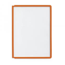 Durable Bemutatótábla panel, A4, 5 db/csomag, Sherpa narancs (560609) (560609)