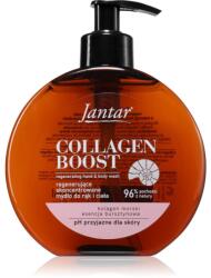 Farmona Natural Cosmetics Laboratory Jantar Collagen Boost regeneráló tusfürdő gél kézre és testre 400 ml